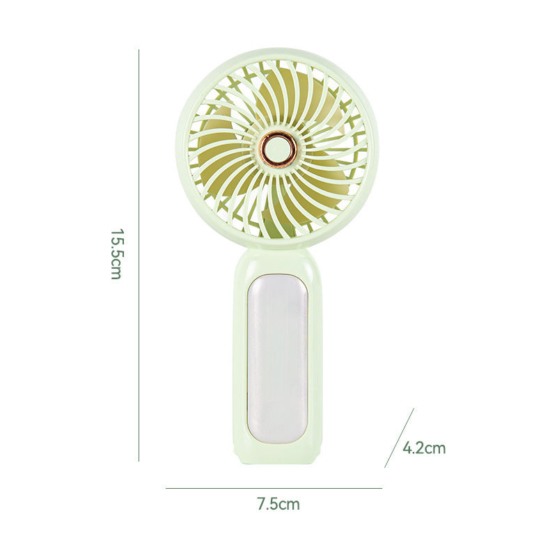Ladies portable hand fan with ergonomic grip and rechargeable battery Stornfield