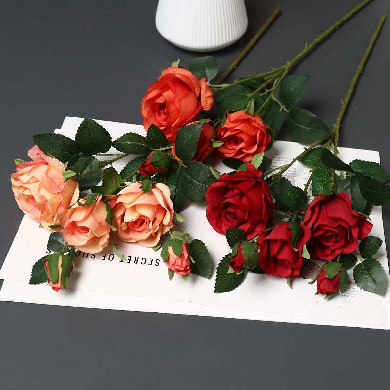 Soft Silk Rose Arrangement