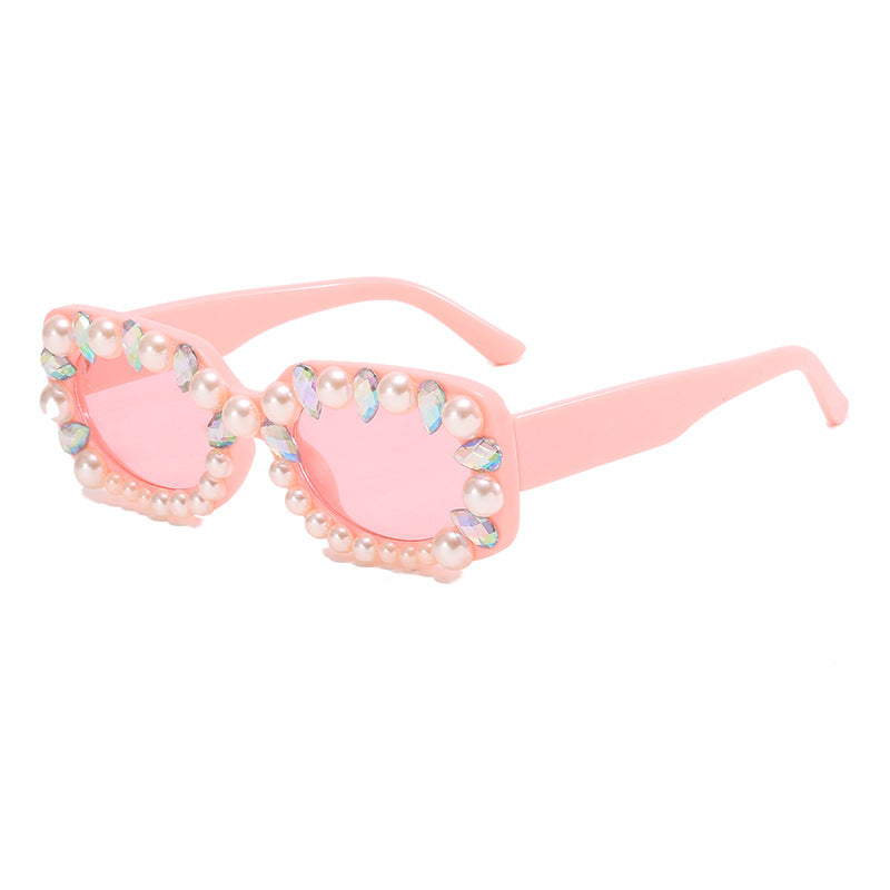 Ladies elegant sunglasses with pearl decoration Stornfield