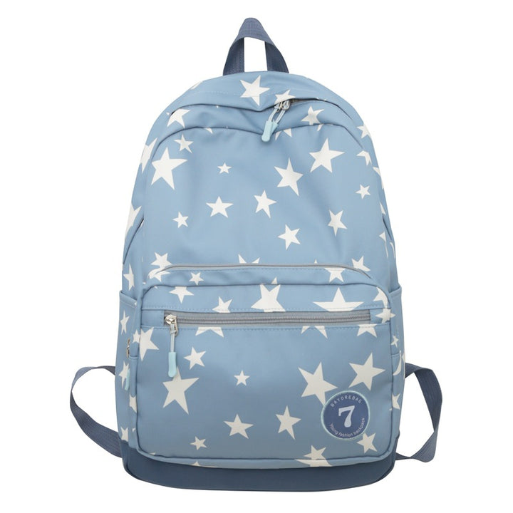 Star Print Casual School Backpack Stornfield