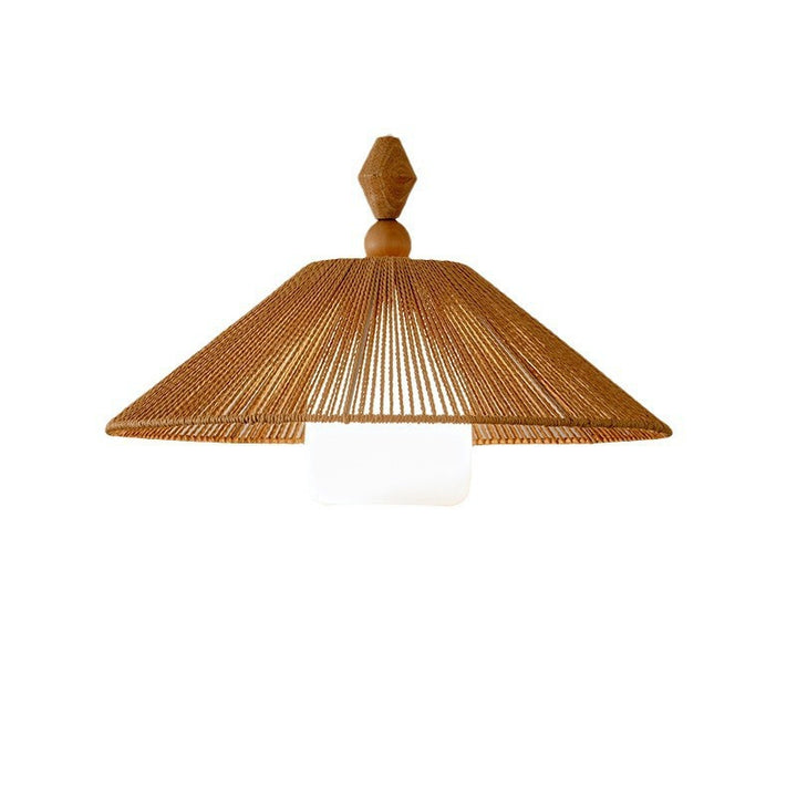 Woven Bamboo Pendant Light