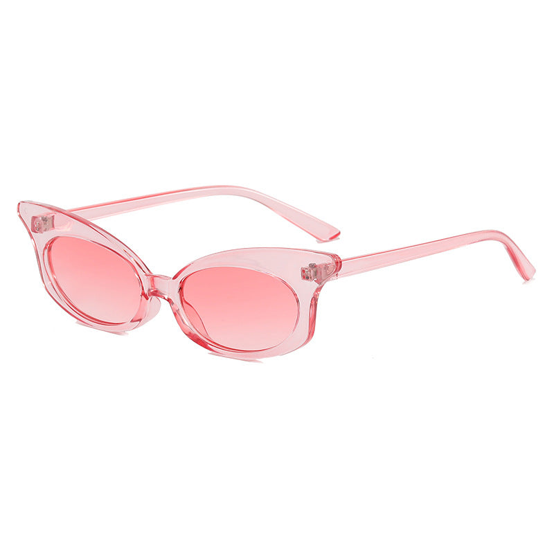 Women Cat-Eye Sunglasses with Transparent Frame and UV Protection Stornfield