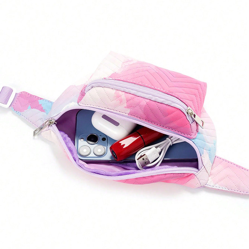 Waist bag with heart-shaped design and multiple compartments Stornfield