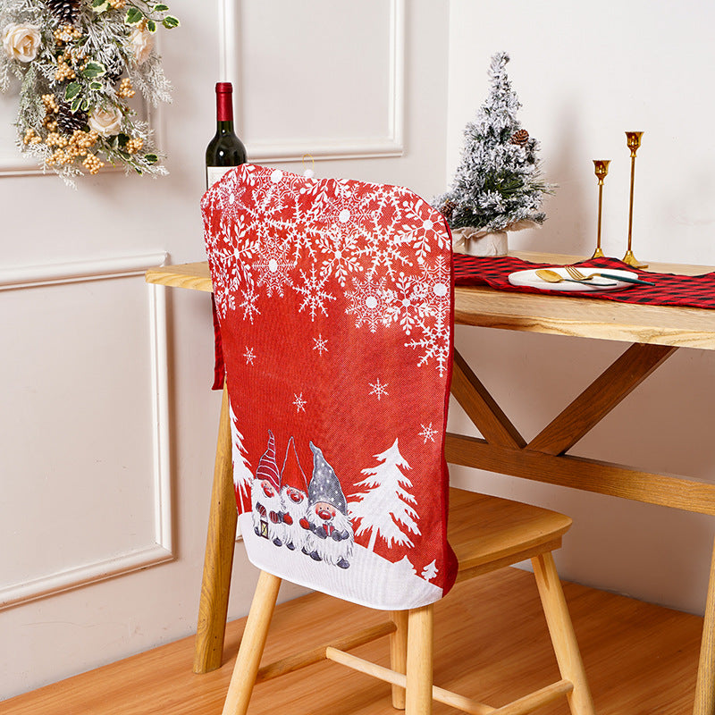 Festive chair covers with Christmas motifs Stornfield