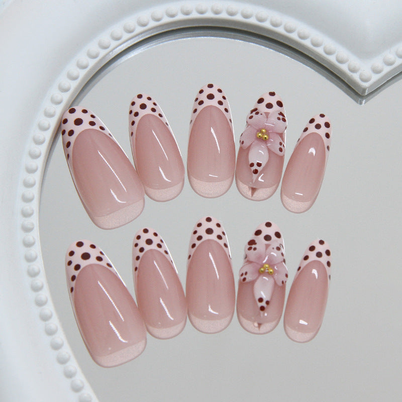 Decorative Floral Press-On Nail Tips Stornfield