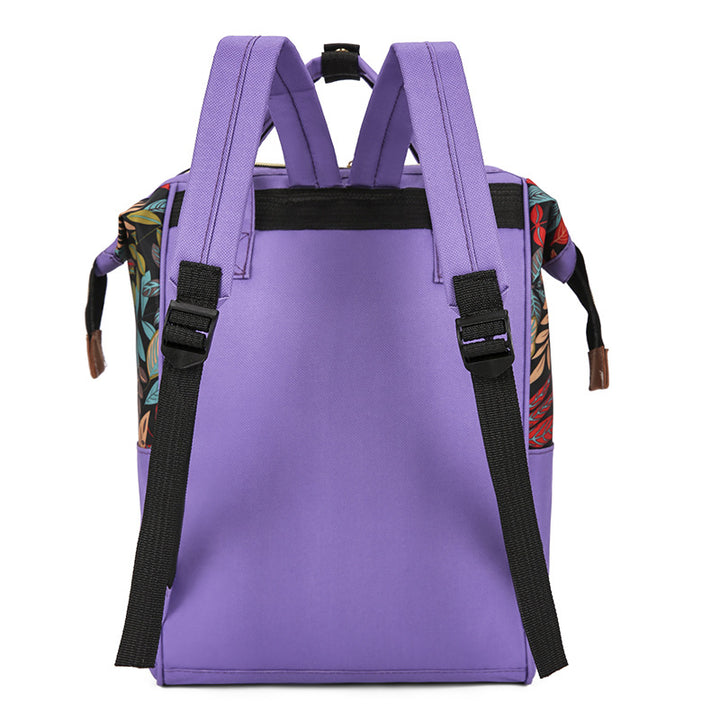 Floral Print Multi-Functional Backpack Stornfield