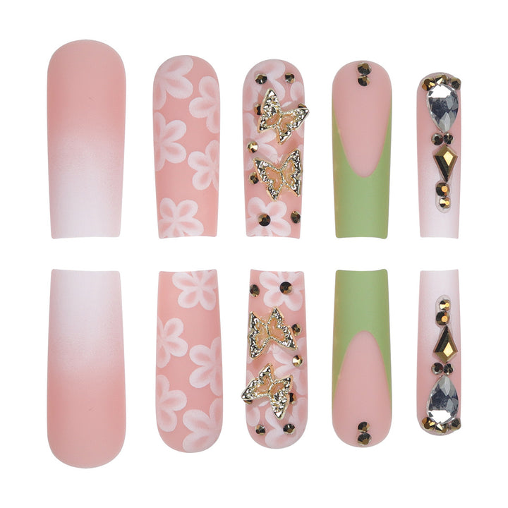 Floral-Inspired Press-On Nail Art Stornfield