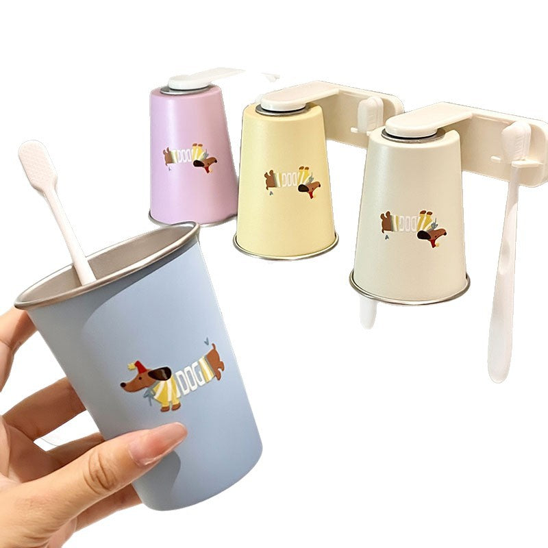 Wall cup holder with creative animal motif Stornfield