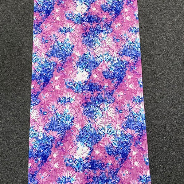 Beach towel with tropical flamingo design Stornfield