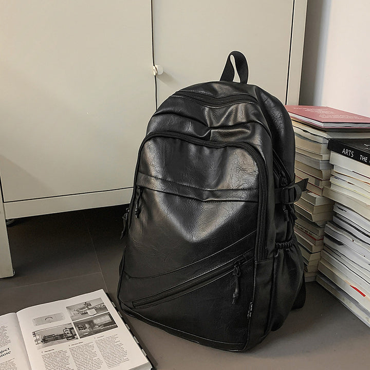 Premium Leather Laptop Backpack Stornfield
