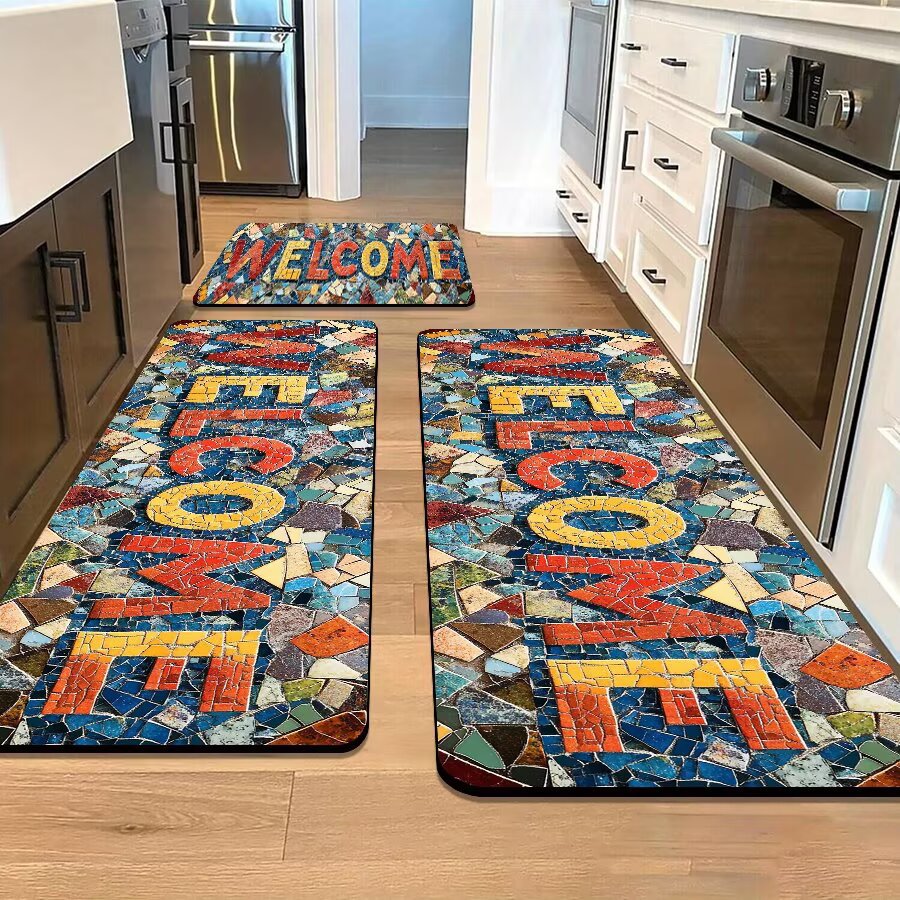 Stone-Inspired Decorative Area Mat Stornfield