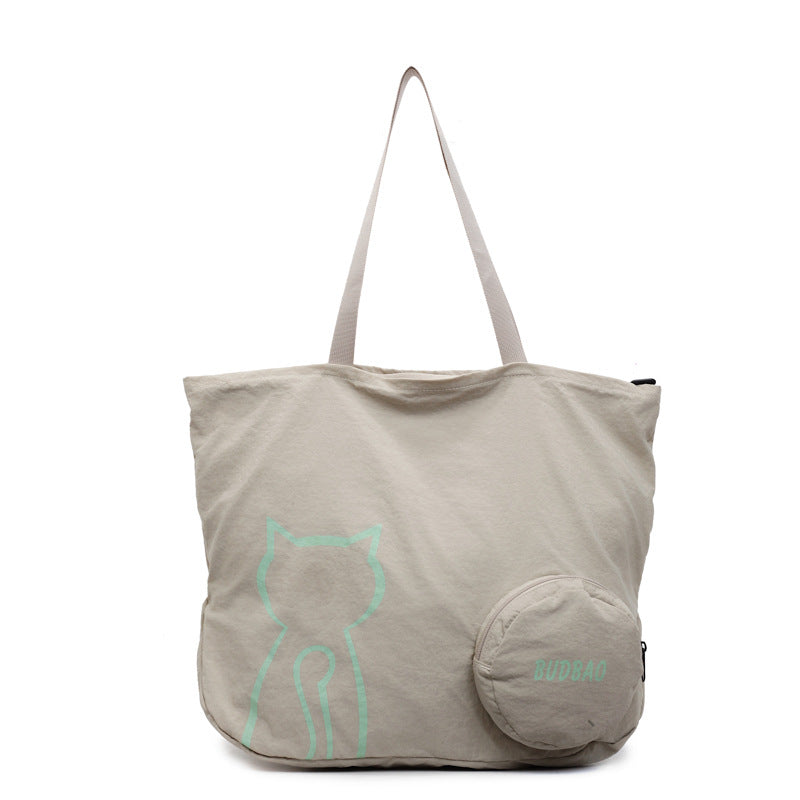 Tote bag with stylish cat design and generous storage space Stornfield