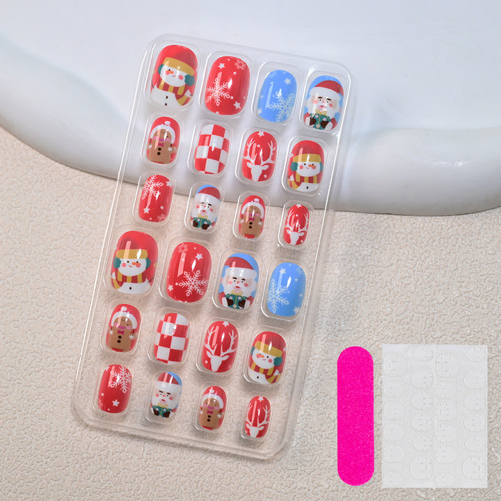Themed Summer Beach Nail Art Press-On Nails Stornfield