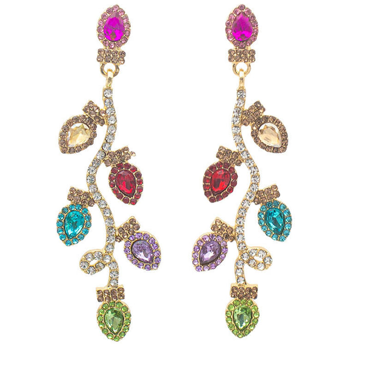 Vibrant Floral-Inspired Drop Earrings Stornfield