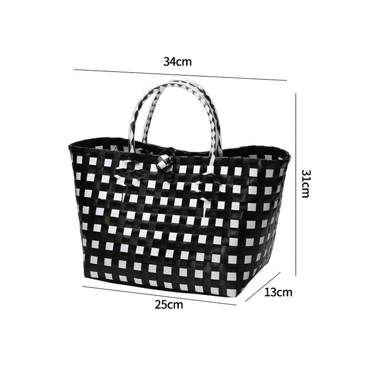 Large Capacity Woven Shopping Tote Stornfield