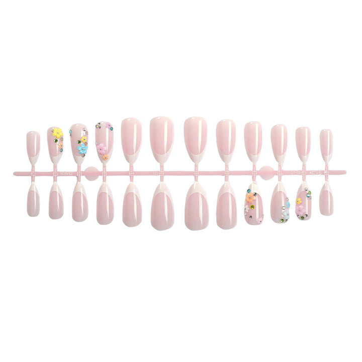Decorative Floral Press-On Nail Set Stornfield 1788495731