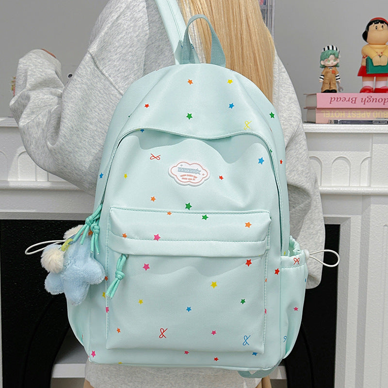 Star Patterned Casual Backpack Stornfield