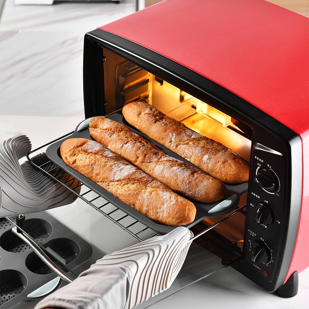 Silicone Bread Baking Pan with Non-Stick Coating and Sturdy Handles Stornfield