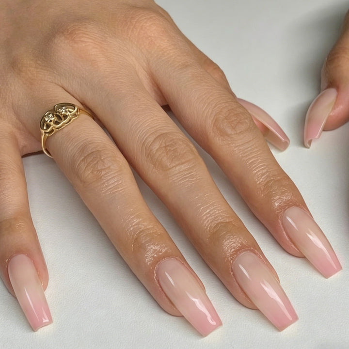 Artificial Nails in Modern French Style Stornfield
