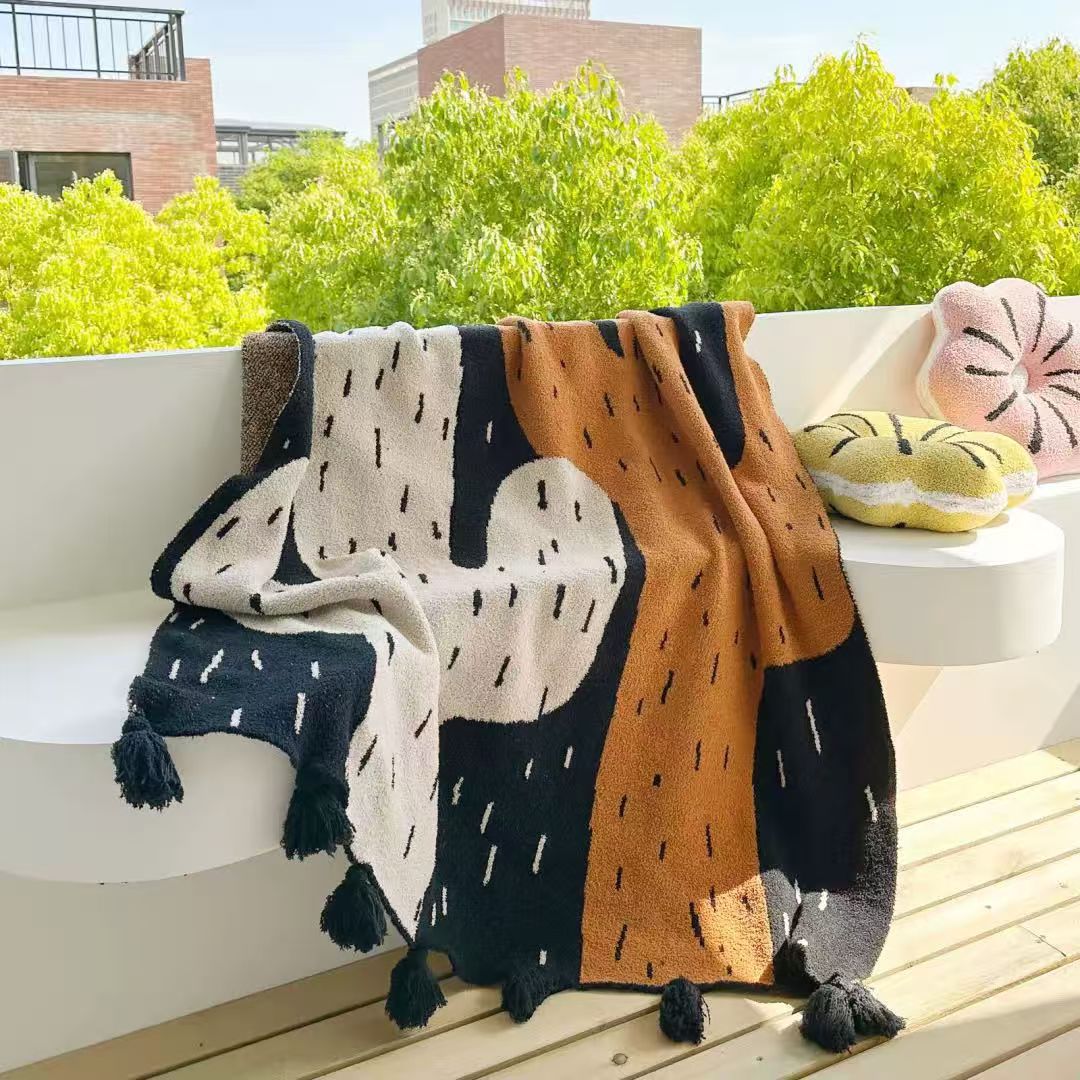 Decorative Knit Blanket