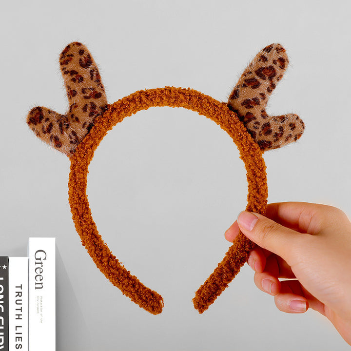 Festive Reindeer Antler Headband