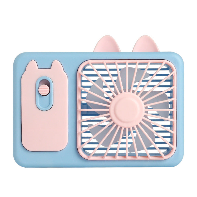 Women's Portable Hand Fan with Integrated Spray Function Stornfield