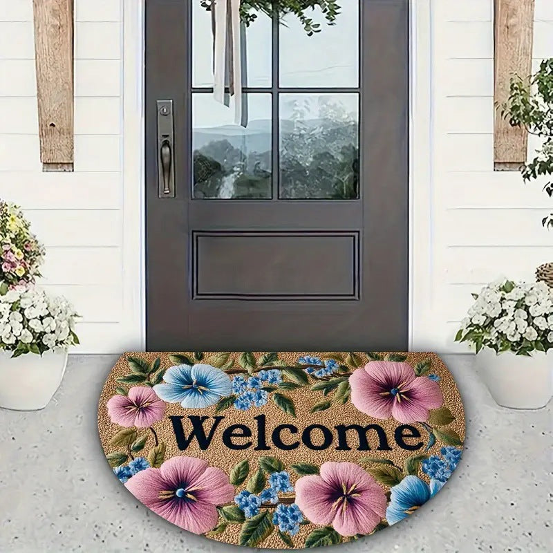 Cat-Themed Welcome Mat