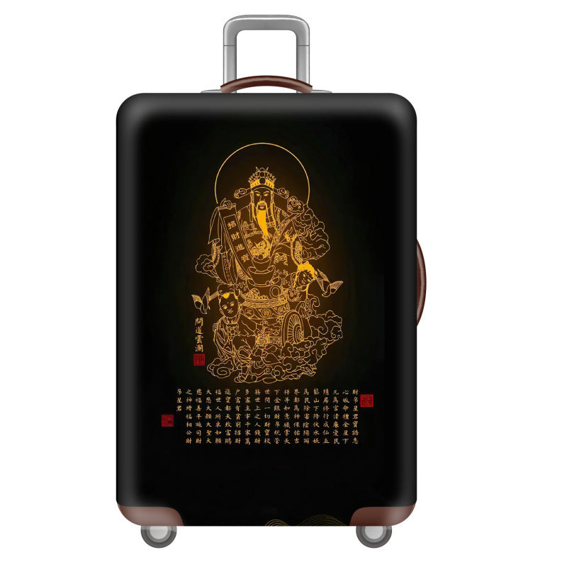 Women's hard shell suitcase with creative oriental motif Stornfield