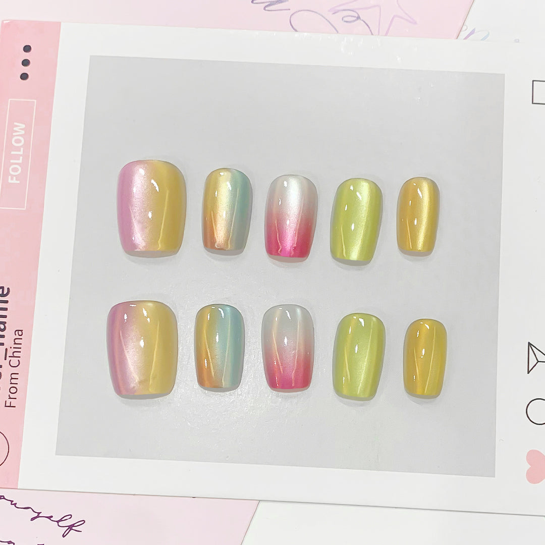 Gradient Color Art Nails Stornfield