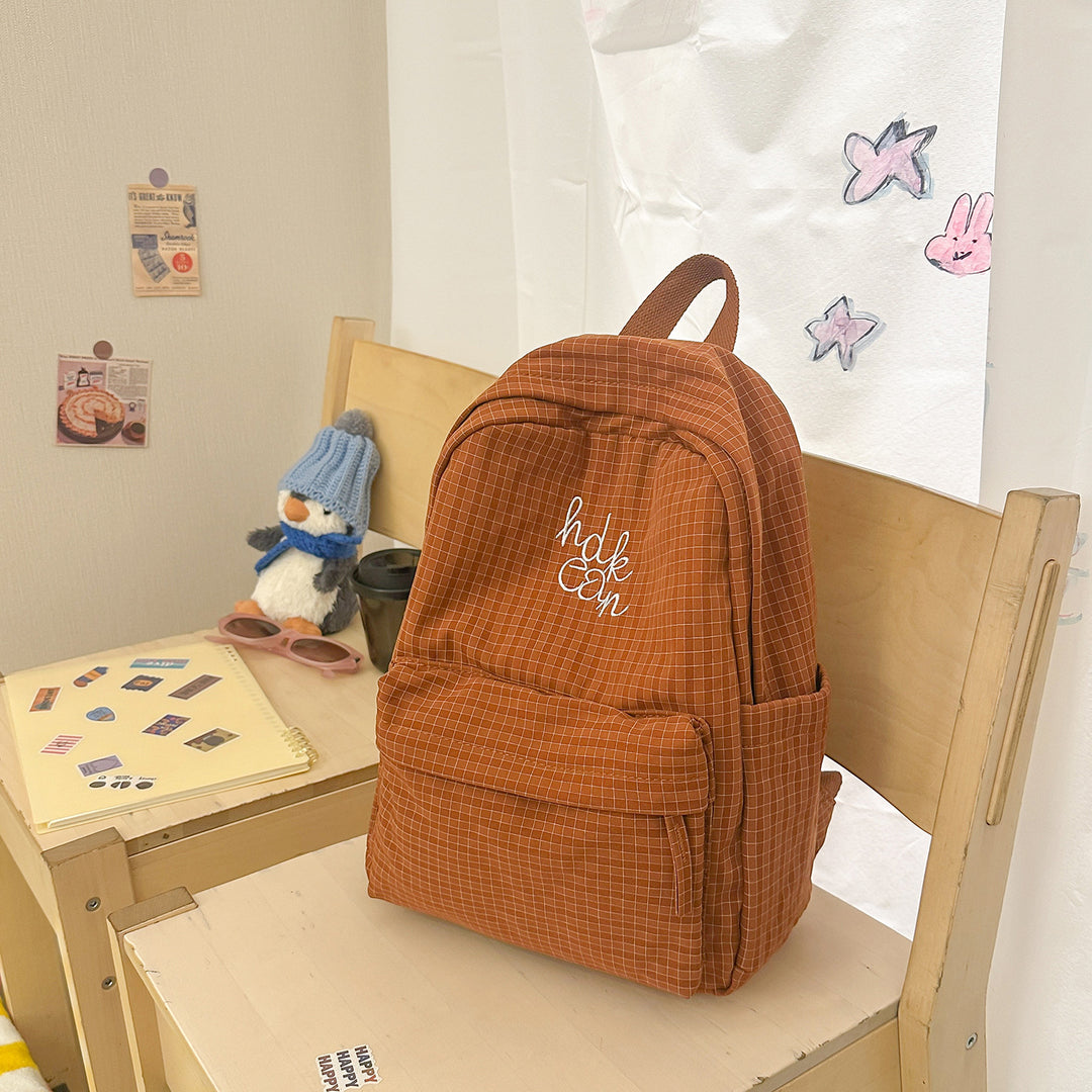 Casual Checked Patterned Backpack Stornfield