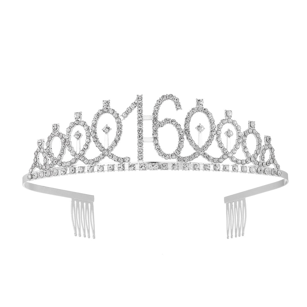 Ladies Glittering Crown with Swarovski Stones Stornfield