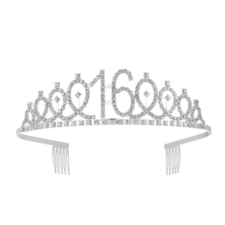 Ladies Glittering Crown with Swarovski Stones Stornfield