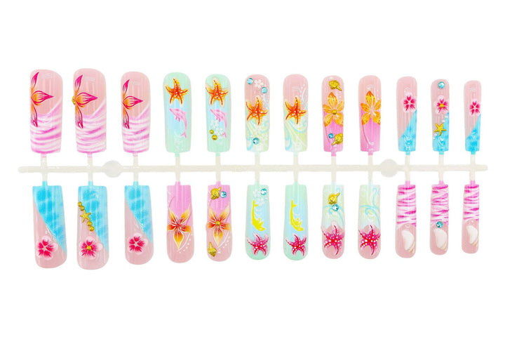 Nail set with maritime motifs Stornfield