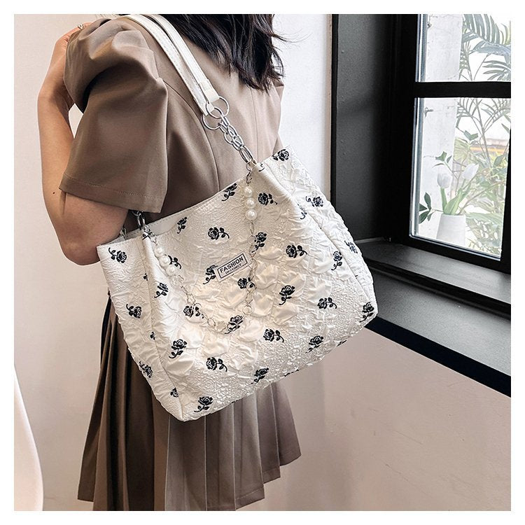 Floral Embellished Handbag