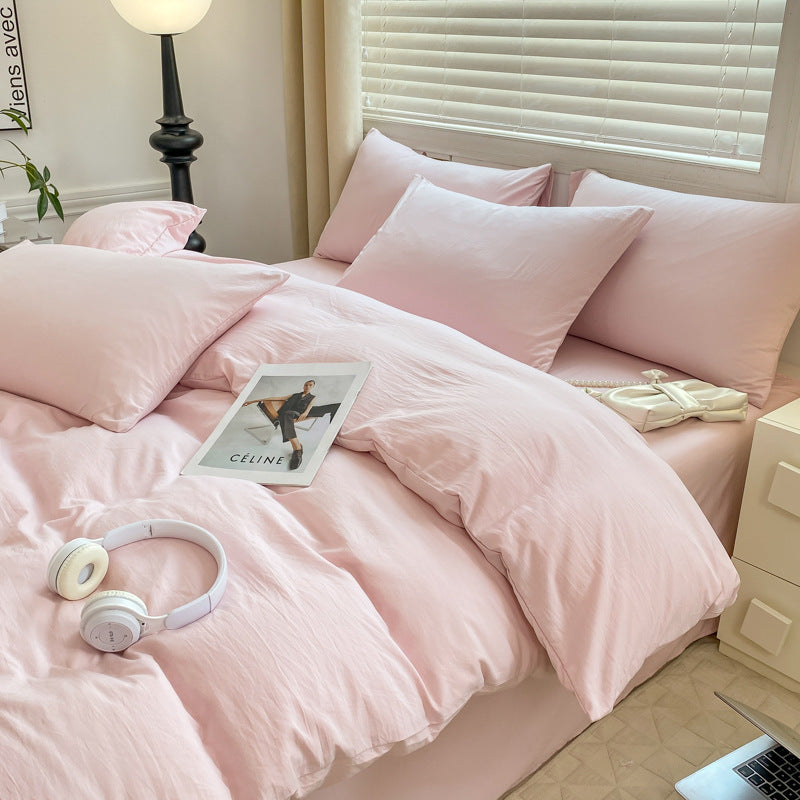 Luxurious Smooth Cotton Duvet Cover Set