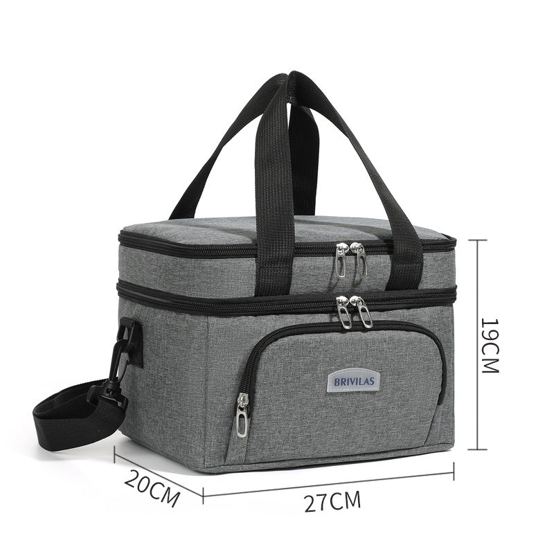 Insulated Multi-Compartment Lunch Carrier Stornfield