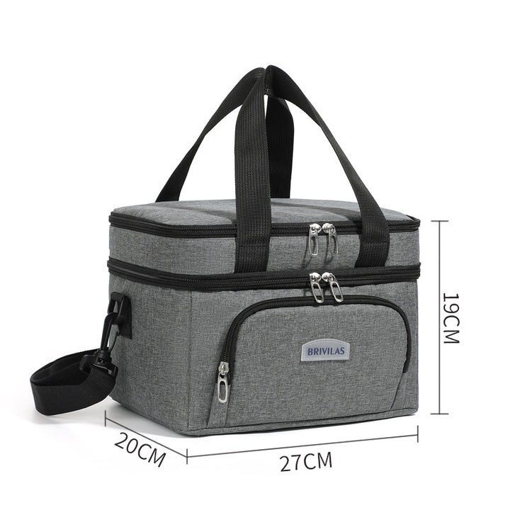 Insulated Multi-Compartment Lunch Carrier Stornfield