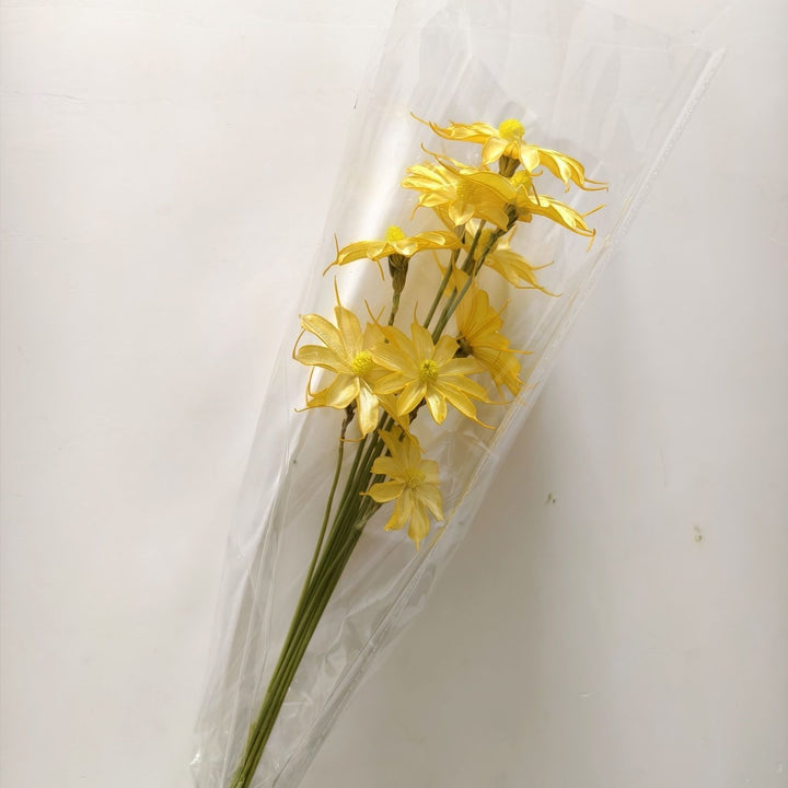 Vibrant Artificial Floral Bouquet with Stylish Packaging