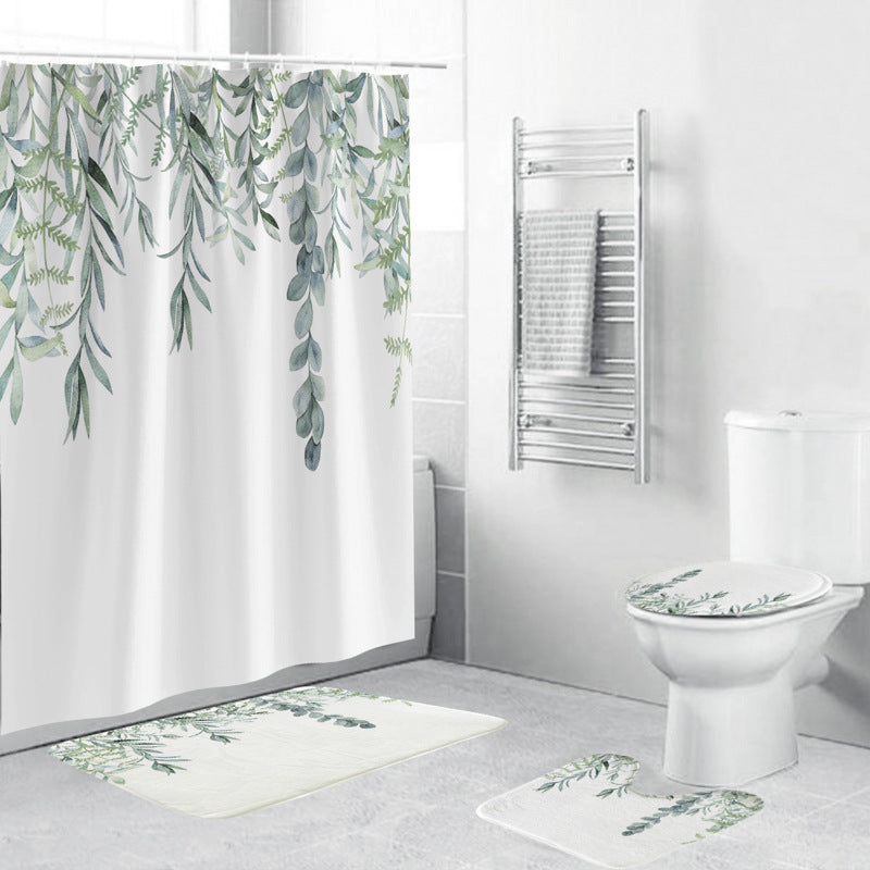 Floral-Patterned Bathroom Accessory Set Stornfield