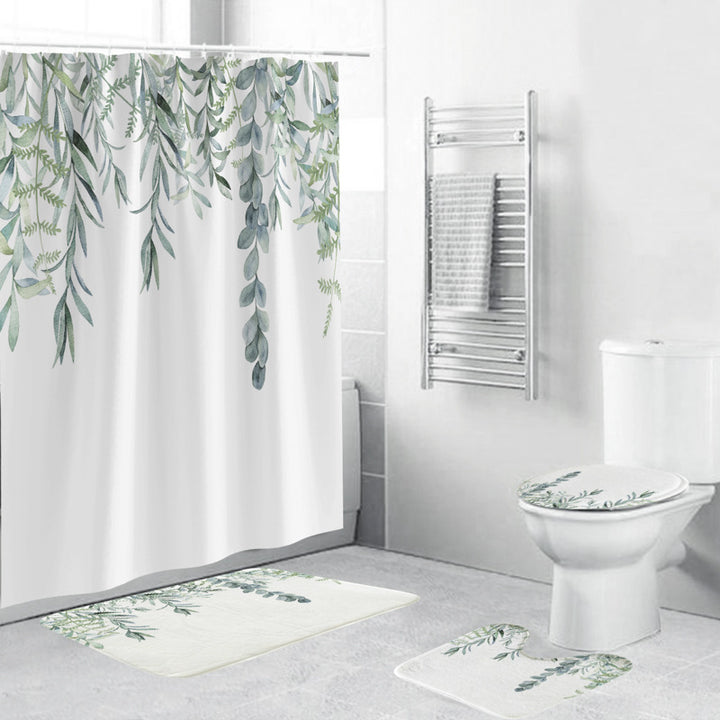 Floral-Patterned Bathroom Accessory Set Stornfield