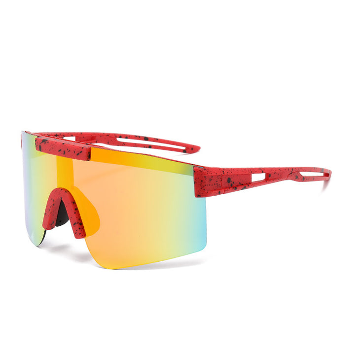 Unisex Sporty Oversized Shield Sunglasses Stornfield