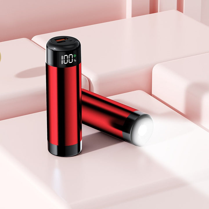 Power bank with digital charging display and integrated flashlight Stornfield
