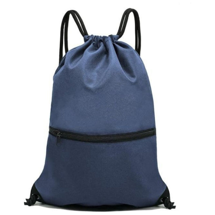 Sporty drawstring bag with zippered pockets Stornfield