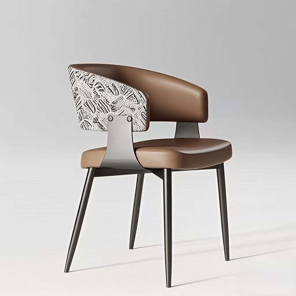 Contemporary Floral Accent Dining Chair Stornfield