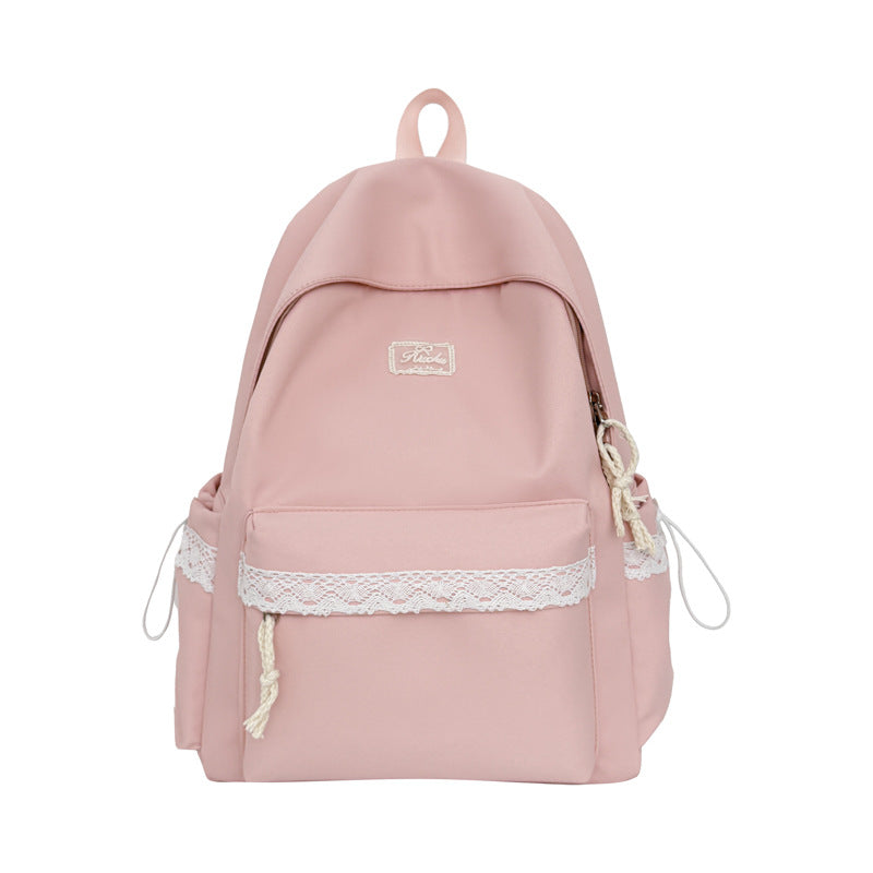 Adorable Lace-Trimmed Backpack Stornfield