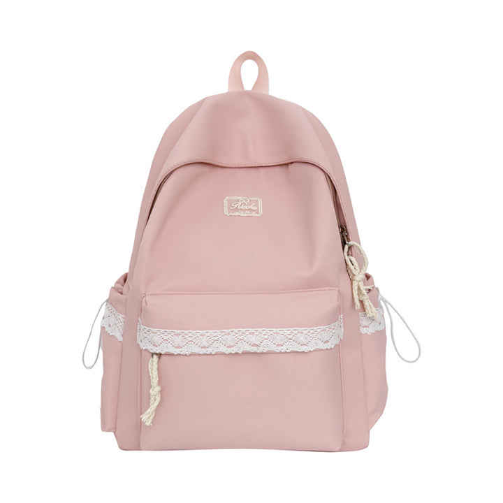 Adorable Lace-Trimmed Backpack Stornfield