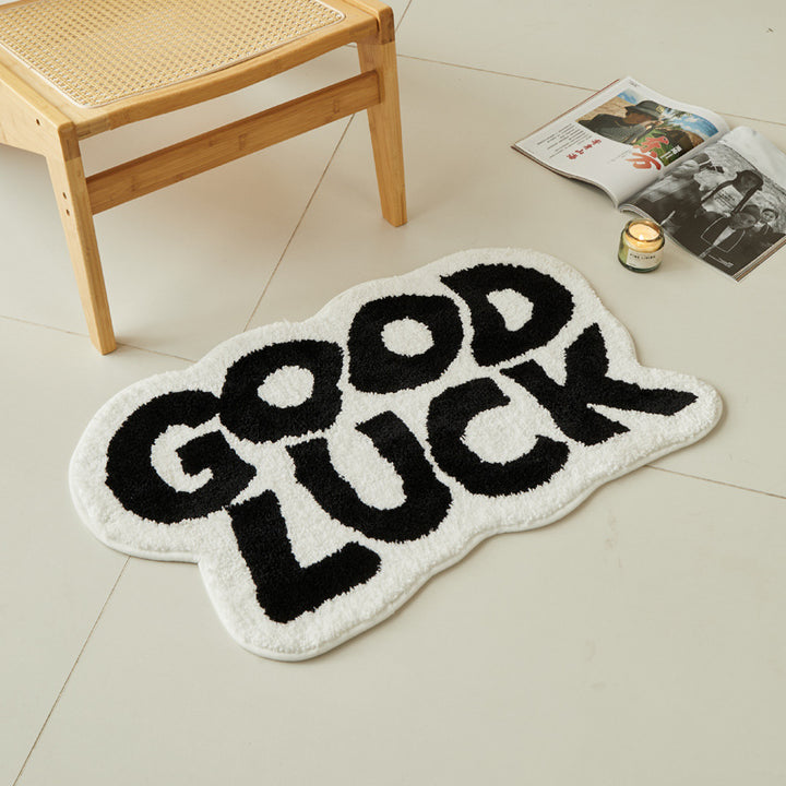 Quirky Text Welcome Mat