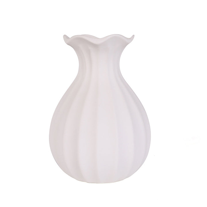 Textured Ceramic Flower Vase Stornfeild