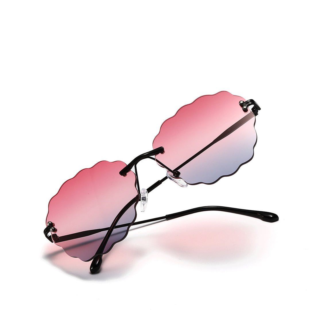 Ladies fashionable sunglasses in unique flower frame Stornfield
