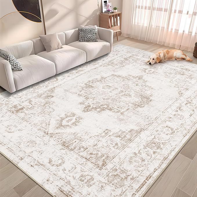 Vintage-Inspired Plush Area Rug